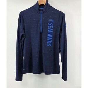 Nike Seattle Seahawks Dri-FIT Quarter Zip Long Sleeve Shirt XL NFL Football